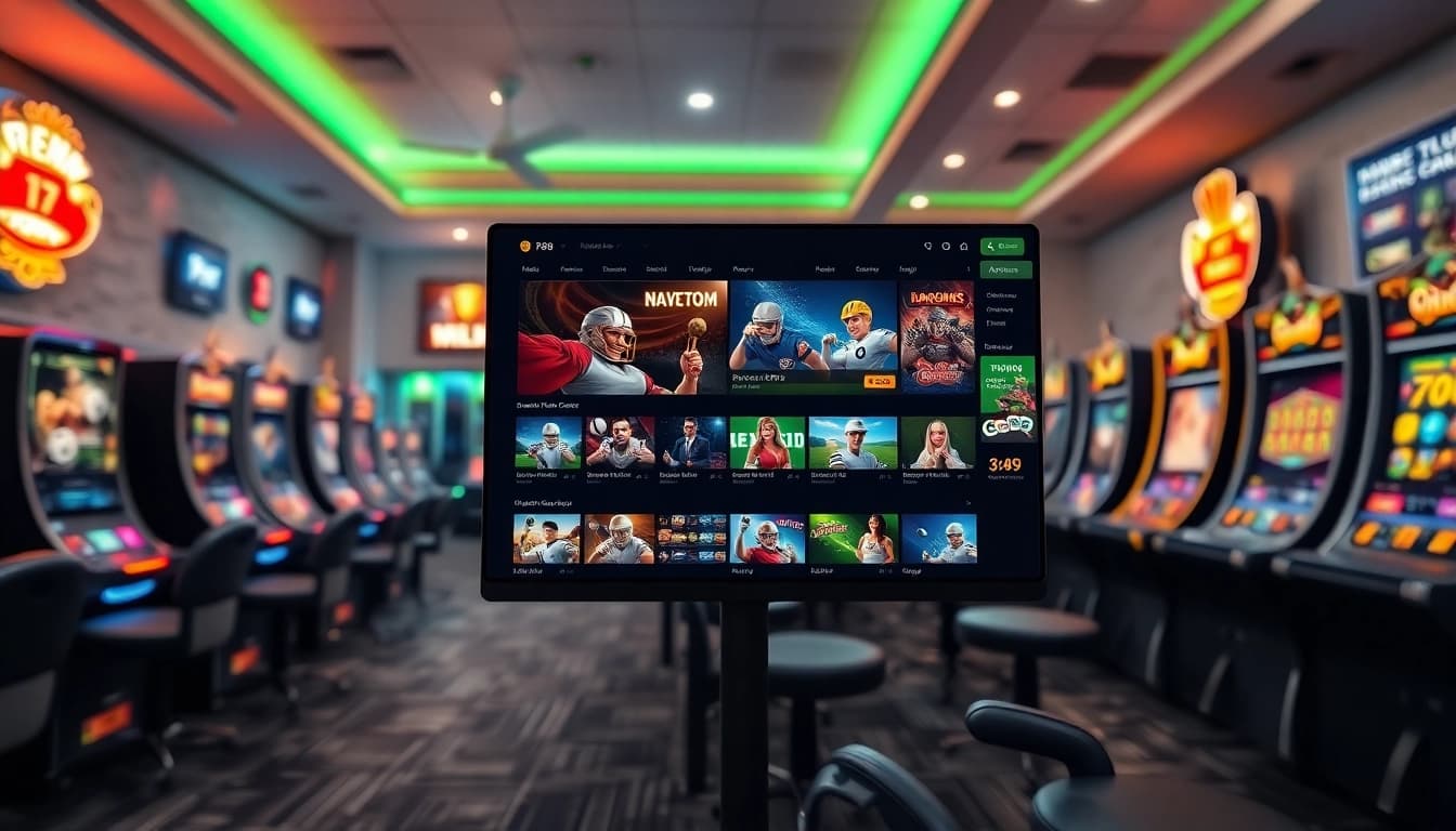 Engaging online gaming interface for 789p trang chủ showcasing casino games and sports betting options.