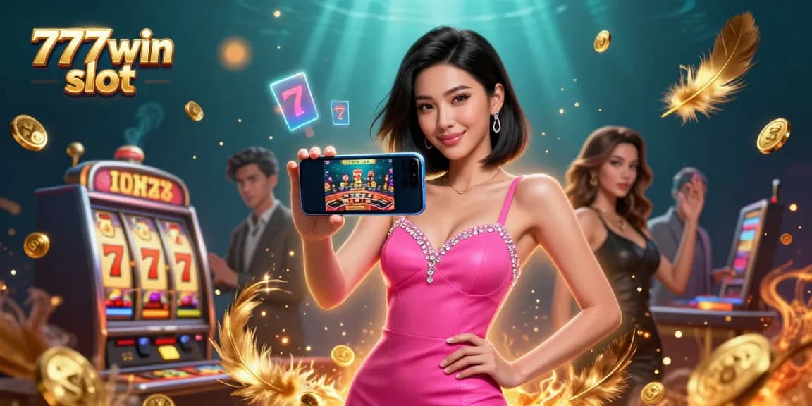 Terlibat dalam aksi slot 777win yang menampilkan permainan dealer langsung dinamis dan pemain yang percaya diri.