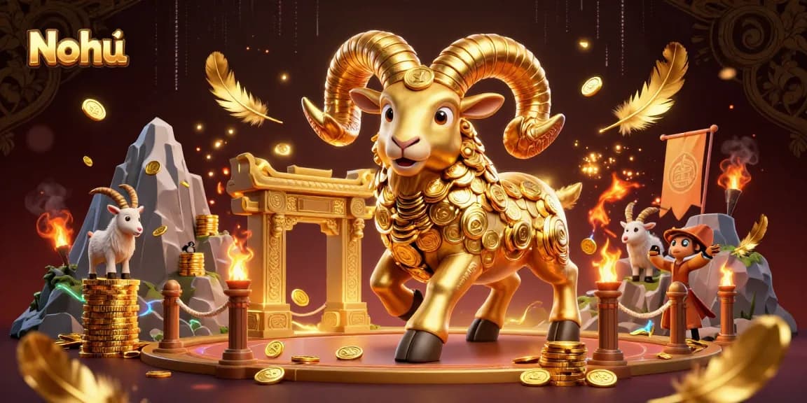 Experience exhilarating games with Nohu, a vibrant casino scene featuring dynamic 3D characters.
