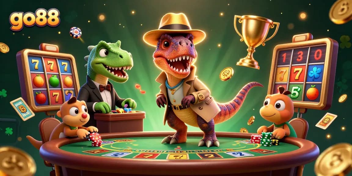 Experience exciting gameplay and win big at go88 with dynamic slot reels and engaging casino characters.