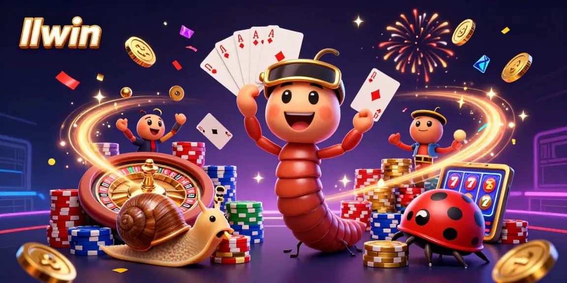Experience thrilling gaming at llwin with a vibrant illustration showcasing our exciting casino atmosphere.