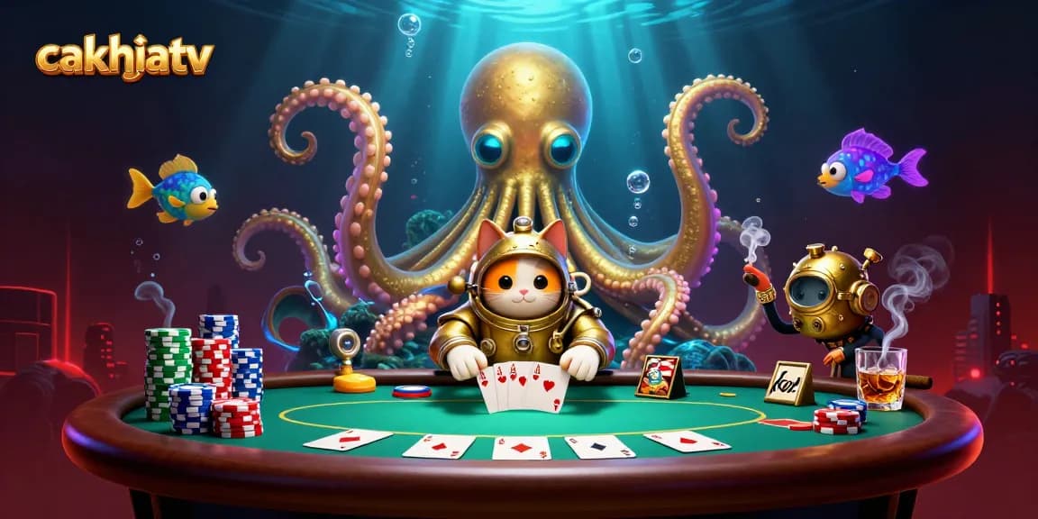 Cakhiatv elevates the online poker experience with thrilling characters and vibrant action.