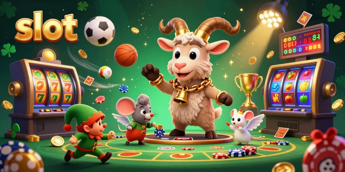 Spin and win at a vibrant slot casino with whimsical characters and stunning visuals.