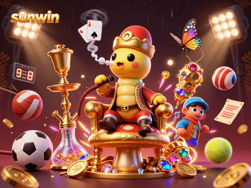Experience sunwin's vibrant casino world with epic characters and exciting game elements.