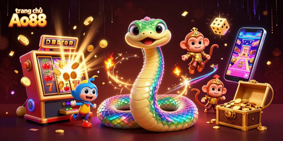 Play exciting casino games at trang chủ Ao88 with vibrant characters and dazzling jackpots.