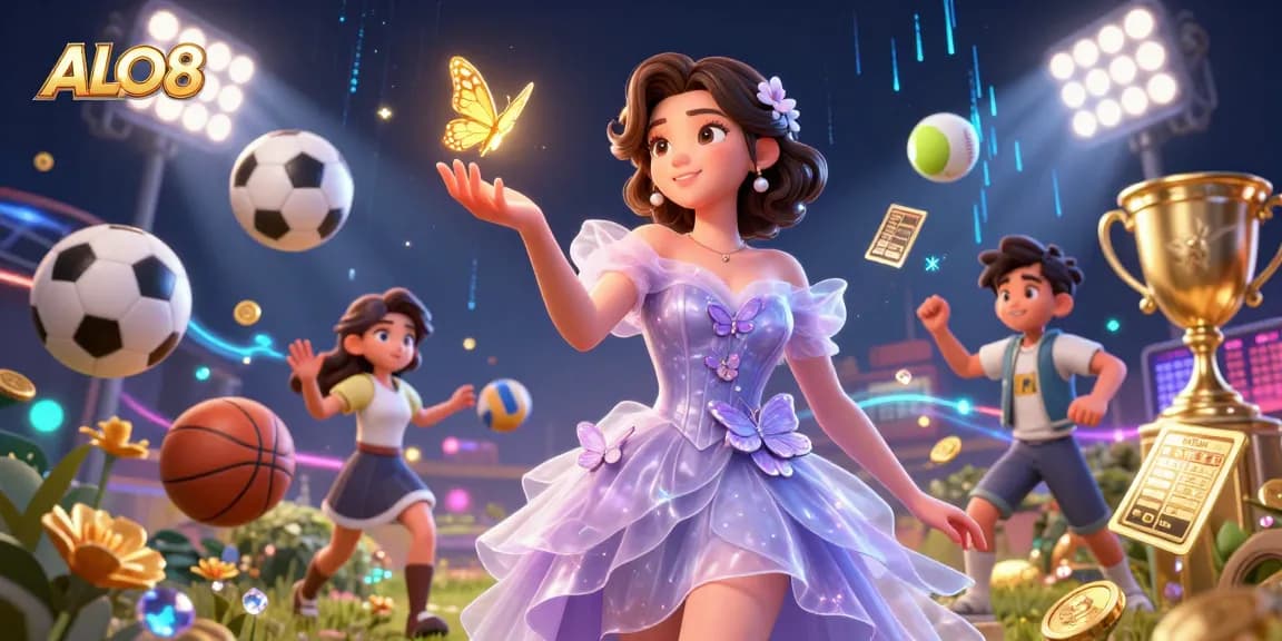Join the excitement of ALO8 with vibrant casino elements and stunning visuals.