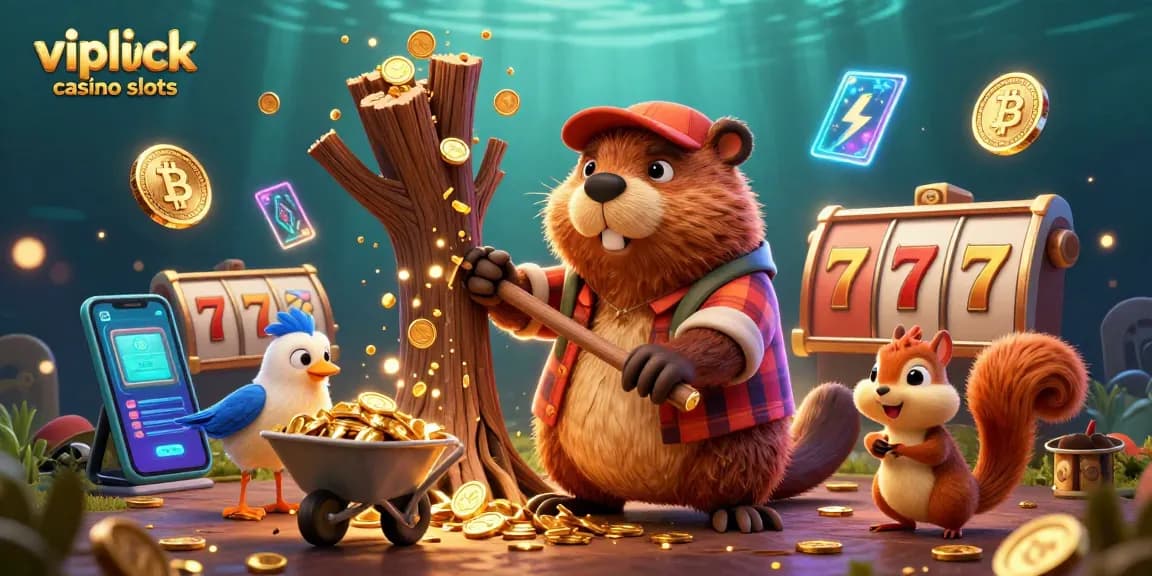 Erlebe die spannenden vipluck casino slots mit stolzierenden Cartoon-Charakteren in voller Bewegung.