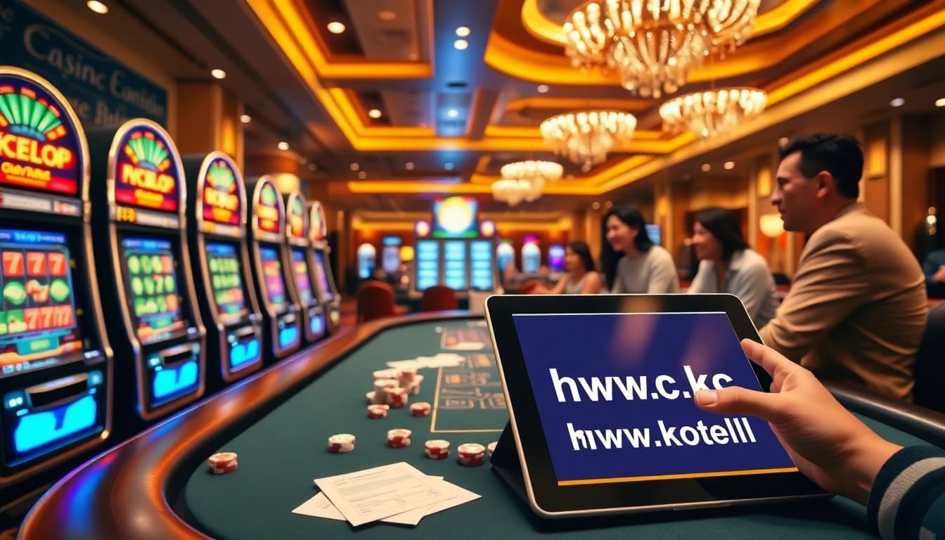 Engaging scene at a luxury casino showcasing gameplay elements from https://www.kjc.global/.