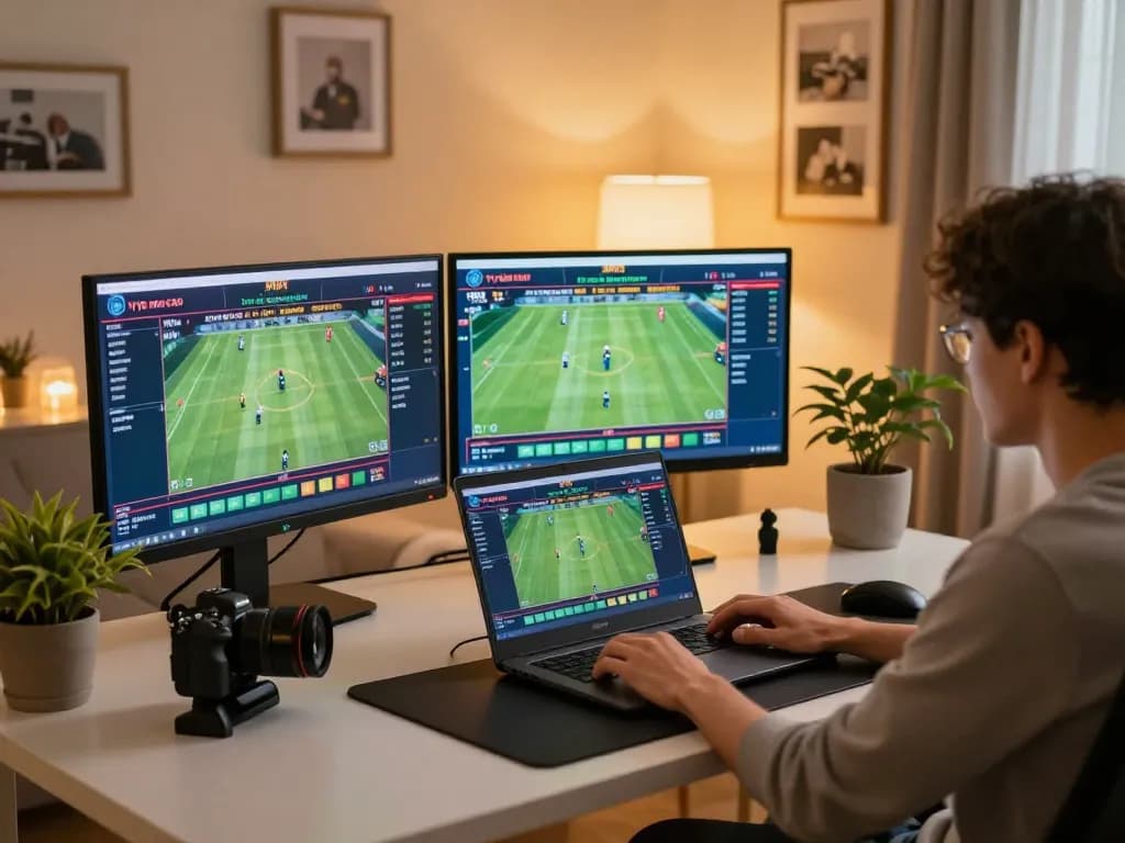 Engaging online sports betting scene showcasing ty le nha cai analysis and strategic play.