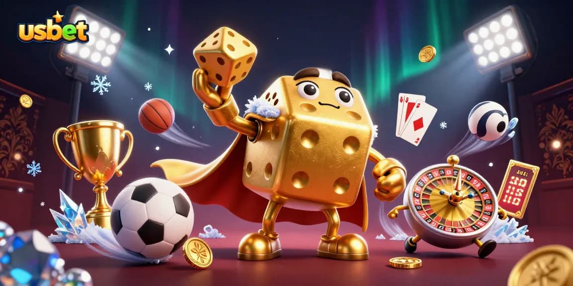 Experience thrilling gaming at usbet with vibrant 3D casino elements and dynamic action.