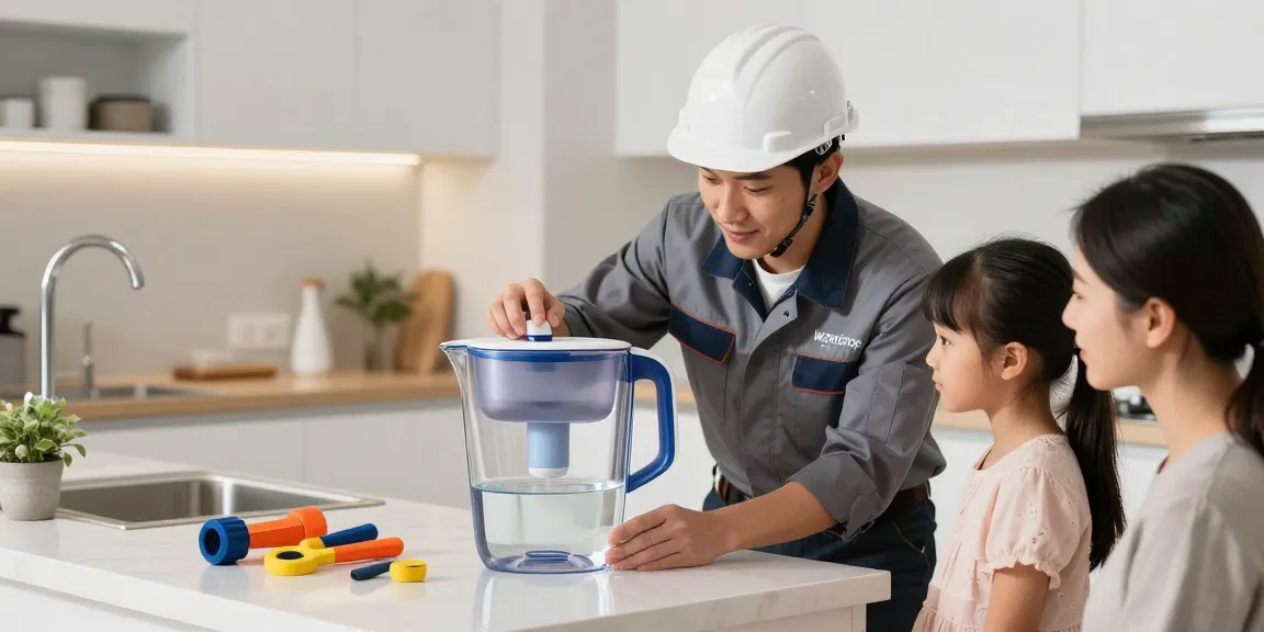 Waterdrop ED01AW Electric Water Filter Pitcher installed by trusted local professionals providing quality water services.