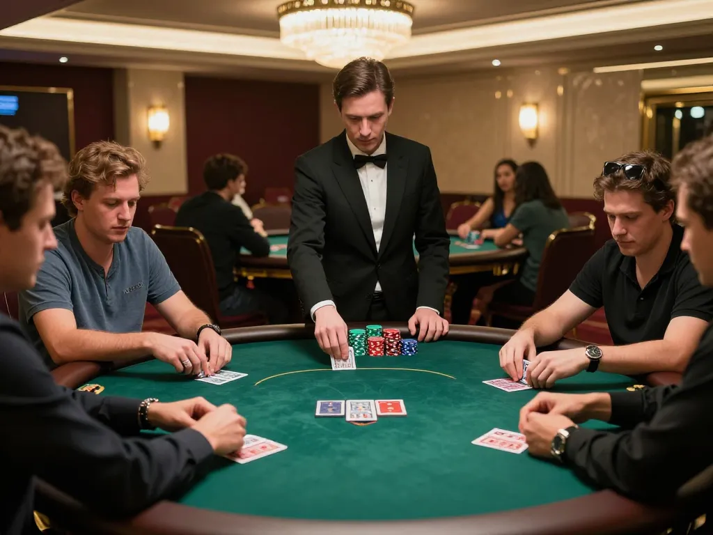 High-stakes poker action capturing strategic gameplay seamlessly integrated with the 98winlive experience
