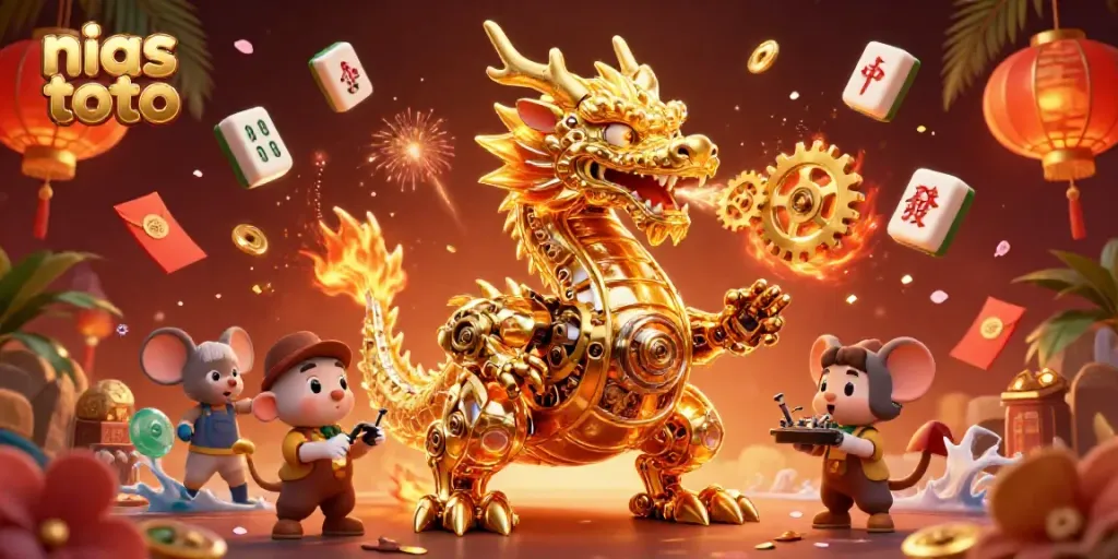 Merayakan nias toto dengan ilustrasi kasino 3D penuh warna dan dinamis.