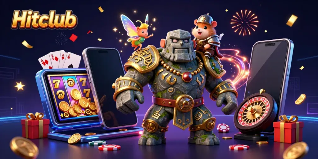 Experience exciting games at Hitclub with dynamic characters and engaging casino elements.