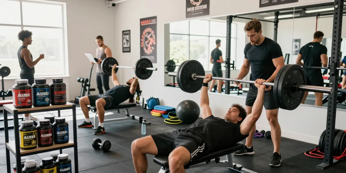 Akra Labs Steroid Shop – Athleten im Fitnessstudio mit hochwertigen Steroidprodukten.