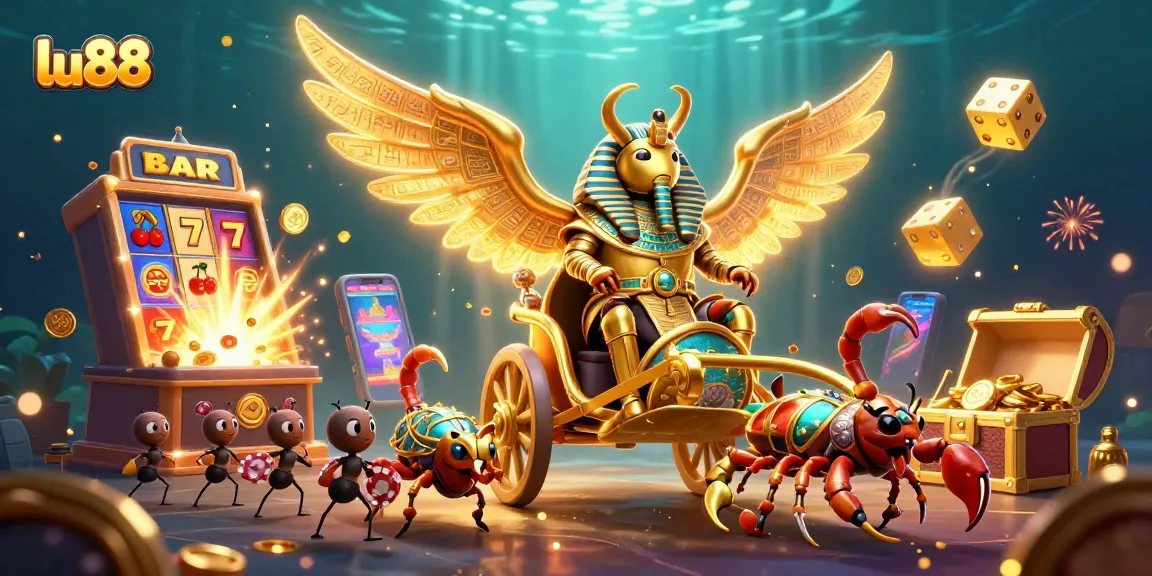 Join the excitement at lu88 with thrilling 3D casino scenes showcasing dynamic gaming actions.