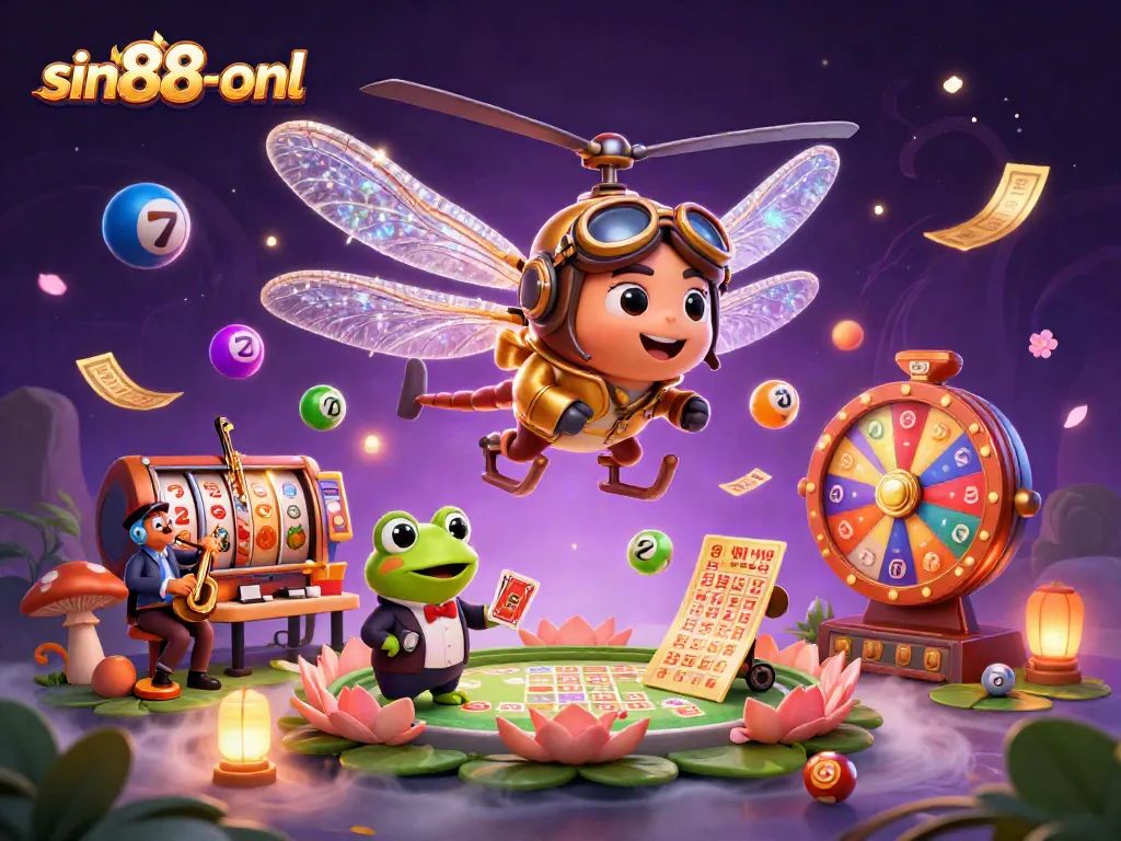 Experience the dynamic world of sin88-onl with colorful slots and vibrant gaming elements.