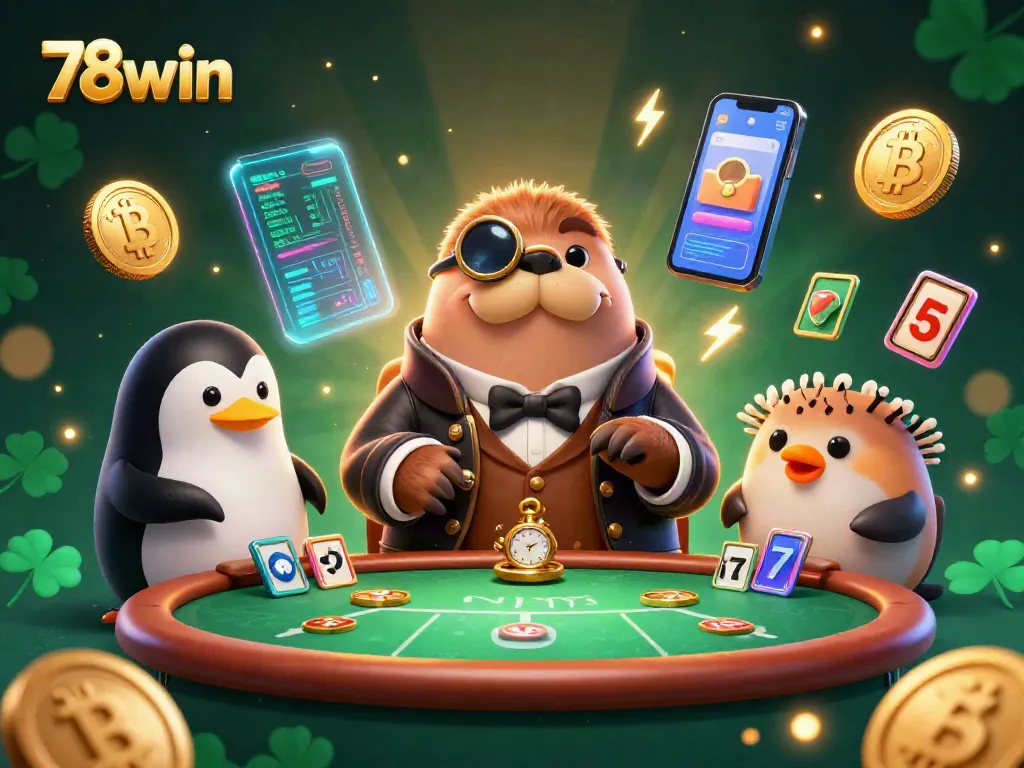 Experience thrilling gameplay at 78win with vibrant characters and dynamic casino elements.
