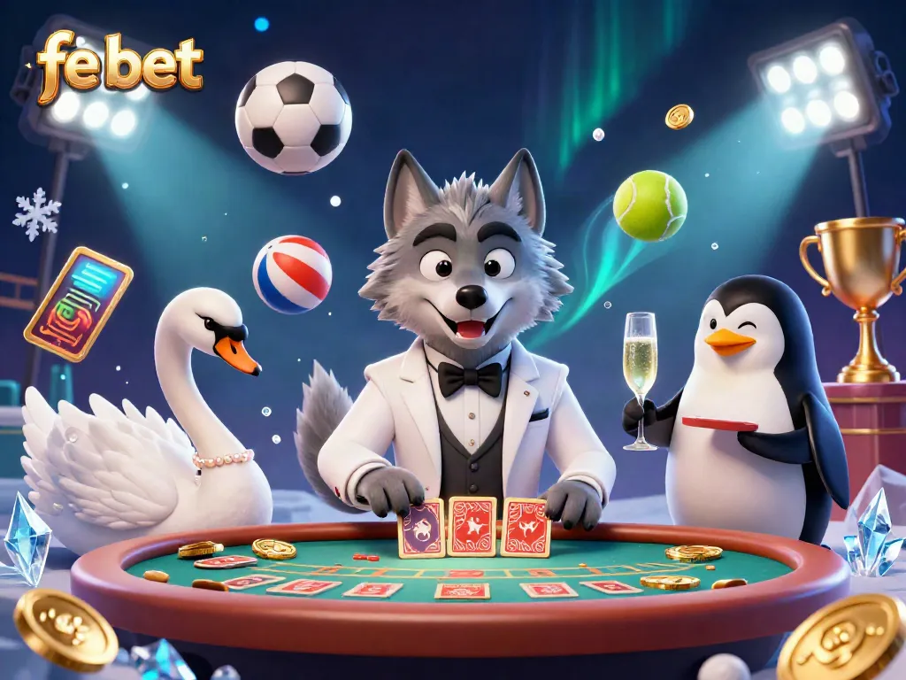 Experience thrilling gaming at fe bet with 3D characters in an engaging casino atmosphere.