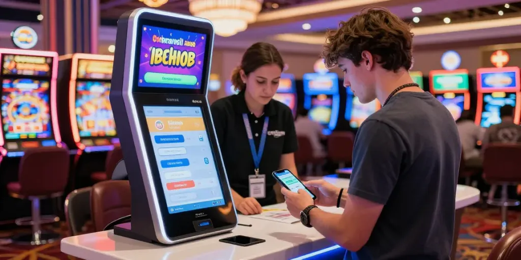 Anmeldung im Casino mit itsme mobil durch eine freundliche Registrierungsstelle.