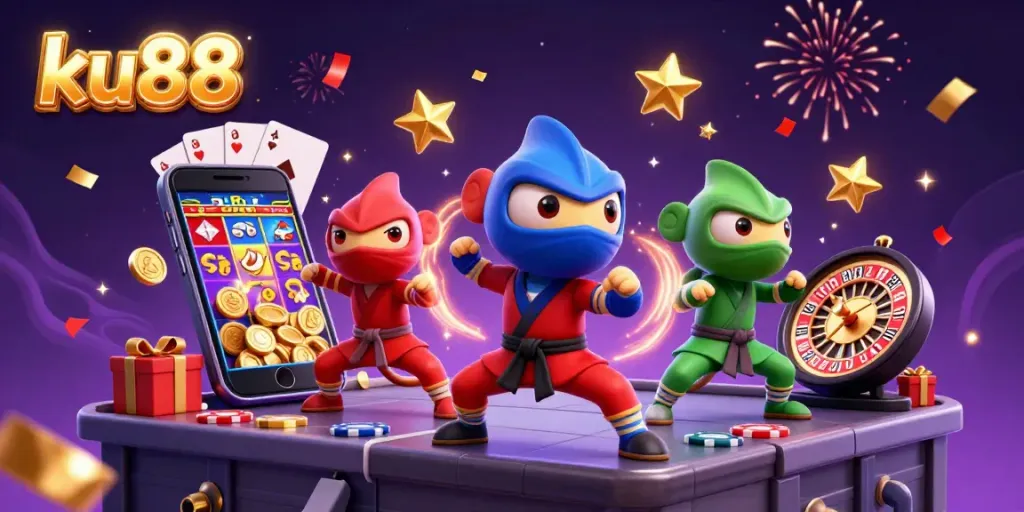 Experience the excitement with ku88's winning slot games and dynamic gaming atmosphere.