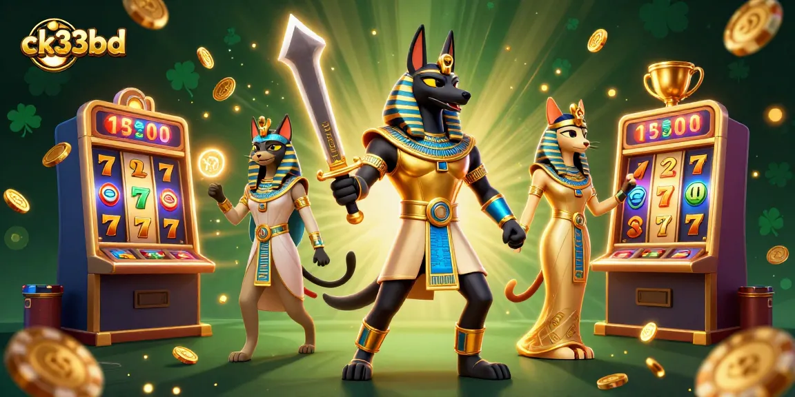 Spin and win with ck33bd’s exciting slot machines alongside Anubis and Bastet!
