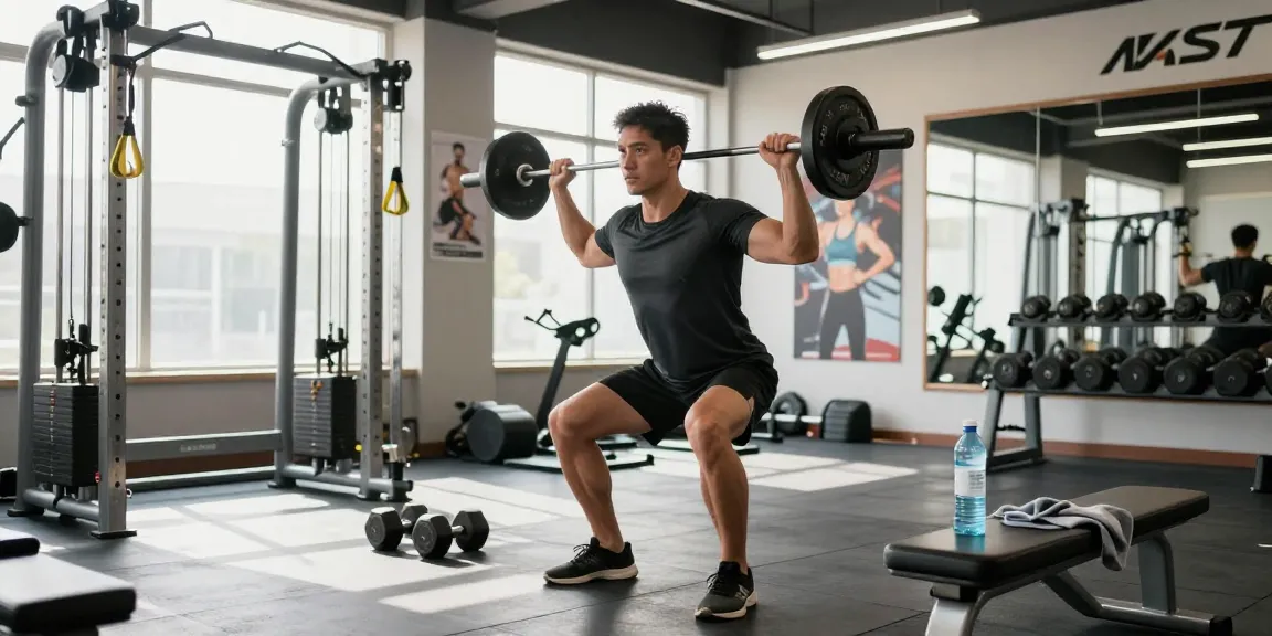 Global Pharma Steroids Training im Fitnessstudio mit motivierenden Athleten