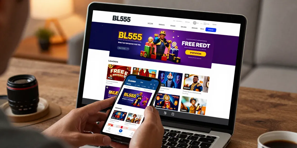 Engaging user experience with BL555 online gambling platform, showcasing vibrant games and promotions.