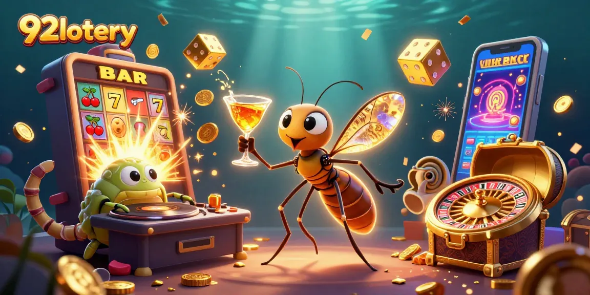 Engage with 92lottery's thrilling casino atmosphere featuring unique characters and vibrant games.