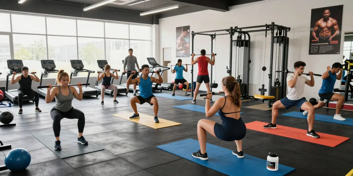 Utionon Steroide für Muskelaufbau beim Training in einem modernen Fitnessstudio.