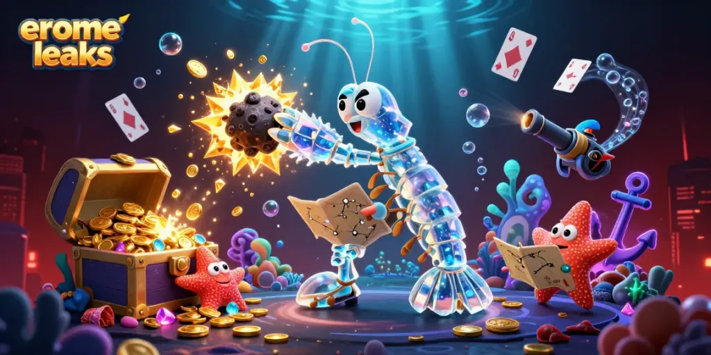 Engage with erome leaks and watch a galactic samurai collect treasures in an exciting casino scene.