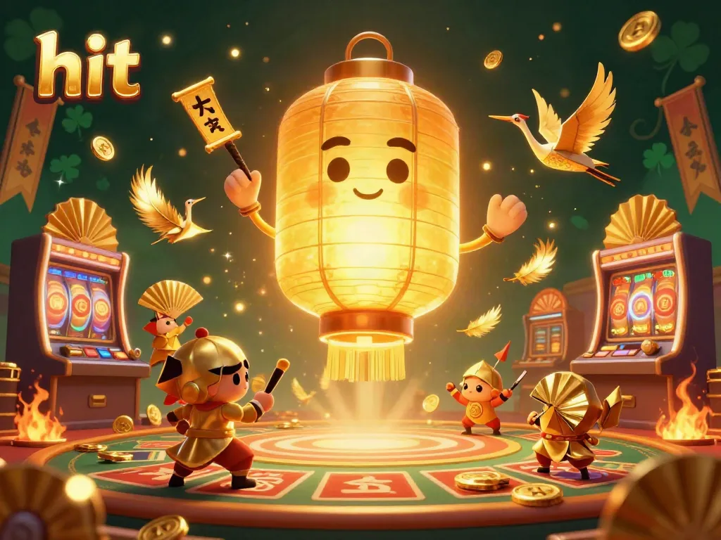 Experience the thrilling hit moments in a casino with vibrant characters and dynamic gaming elements.