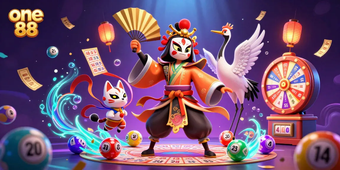 Engage with one 88's vibrant atmosphere filled with casino elements and magical characters.