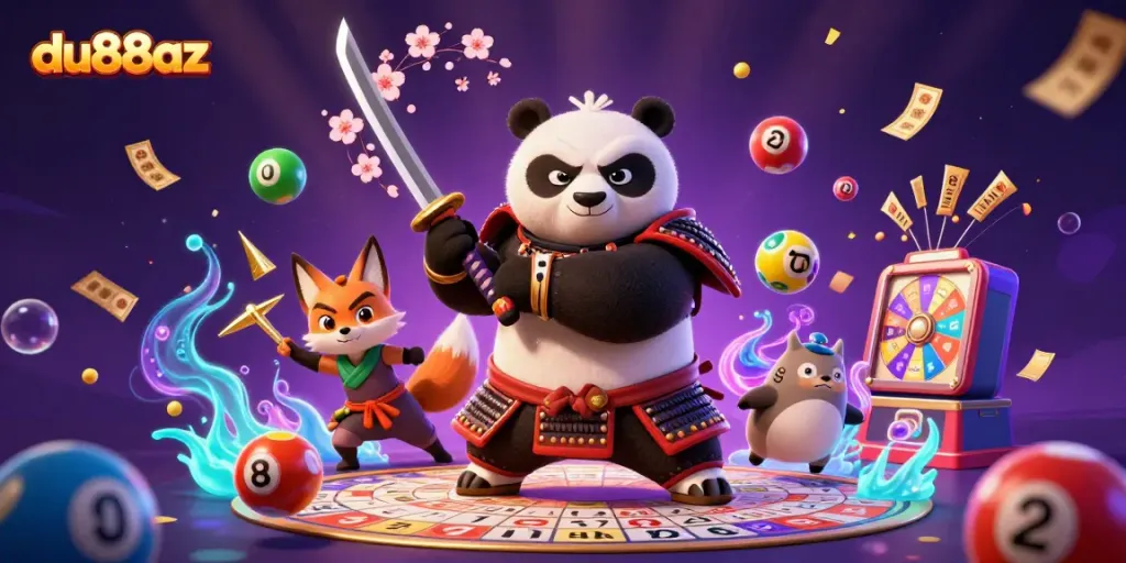 Engage with thrilling casino action at du88az featuring samurai panda and ninja fox