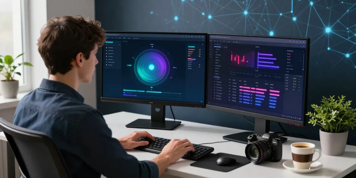 How to stake HYPE illustrated with a developer analyzing liquid staking technology in a modern workspace.