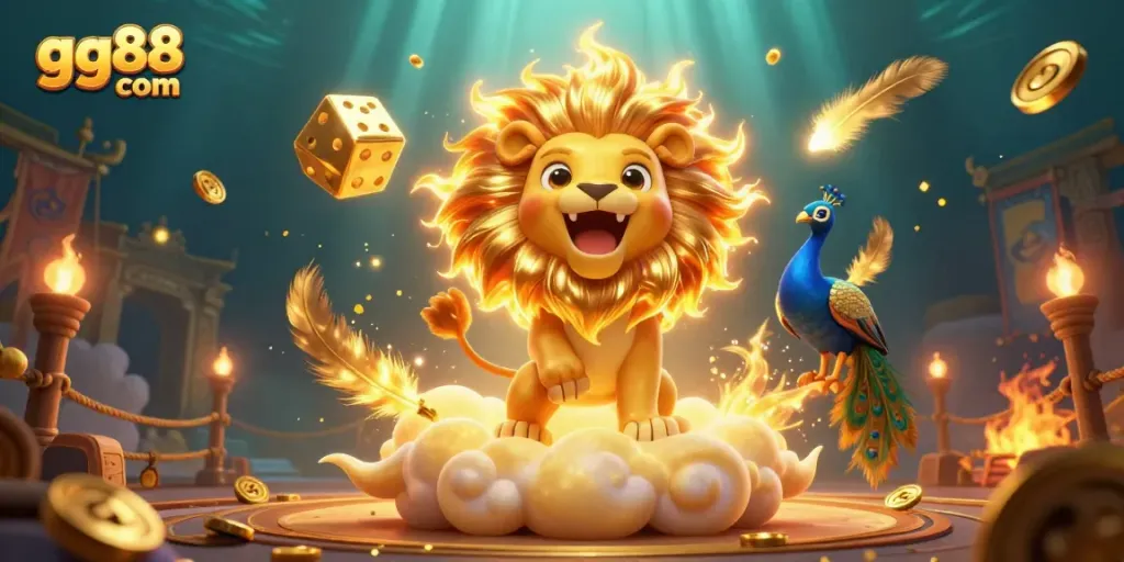 Engage with thrilling gaming action at gg88 com, showcasing vibrant casino excitement and dynamic visual flair.