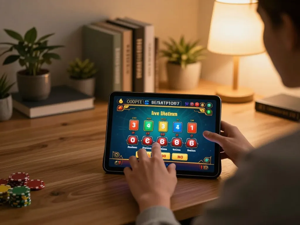 Engaging gameplay on vuabet88i by placing bets in a comfortable online casino setting.