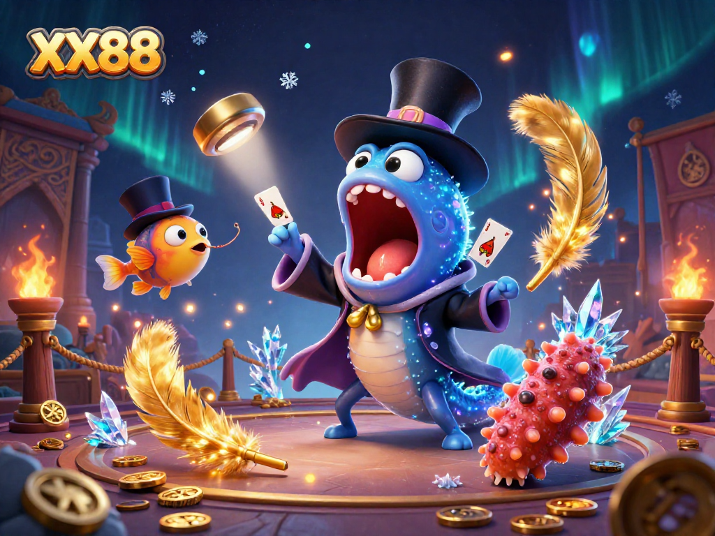 Engage with exhilarating gameplay at XX88 featuring a magical underwater casino scene.