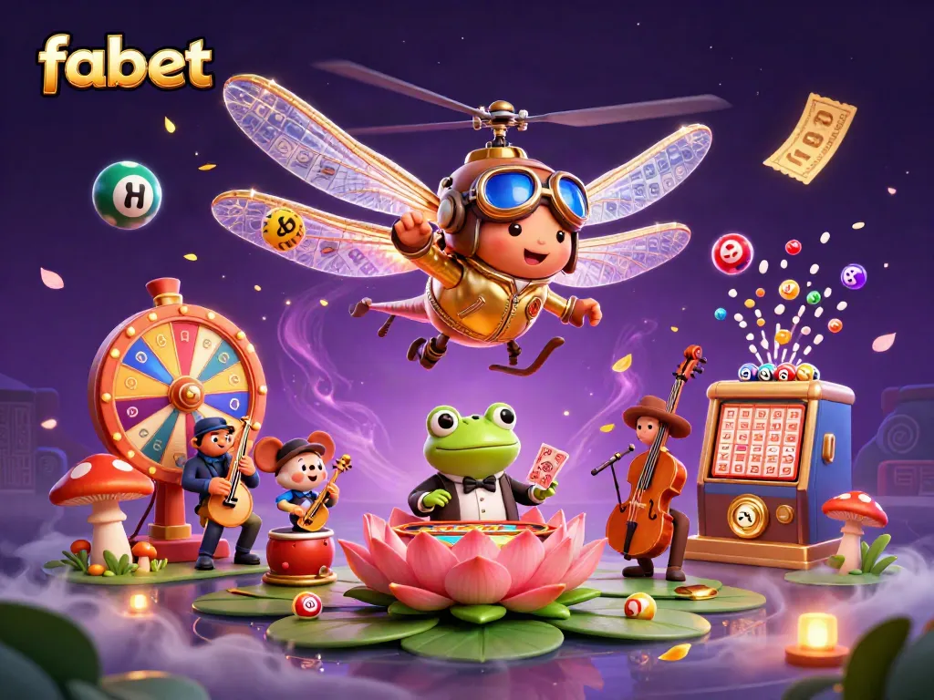 Experience thrilling moments at fabet with dynamic casino games, vibrant colors, and engaging characters.