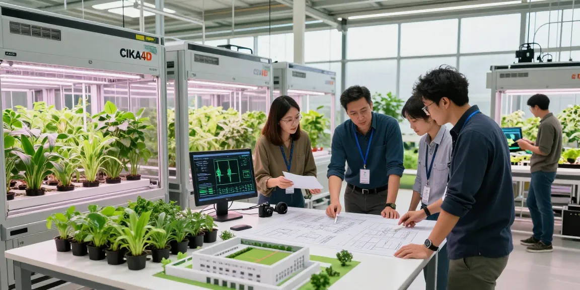 Supplying innovative indoor agriculture solutions with CIKA4D’s expert team in a modern facility.