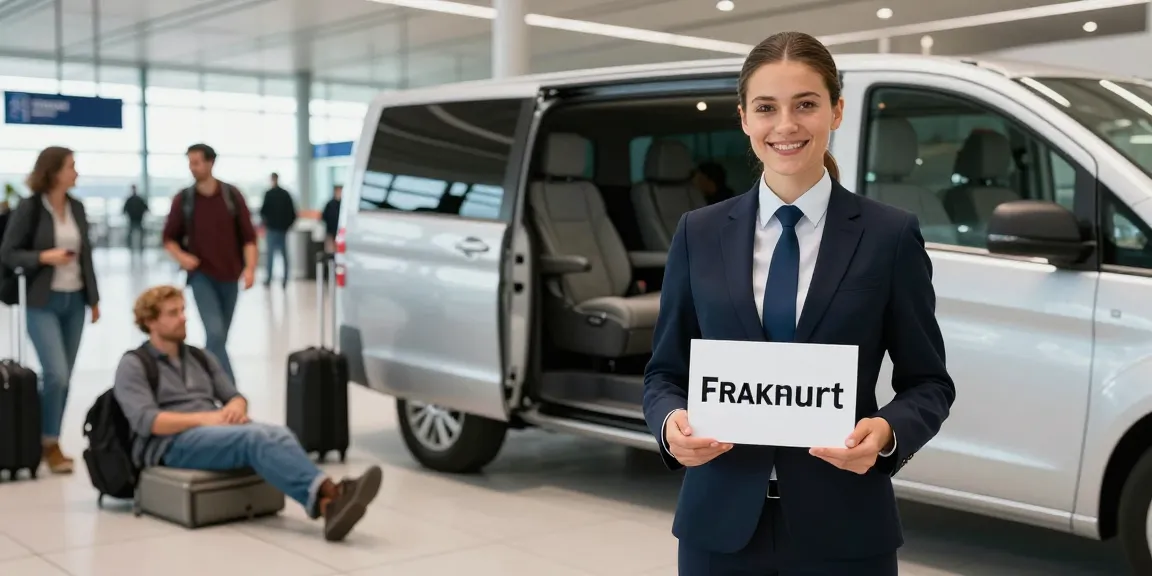 Flughafentransfer Frankfurt von einem vertrauenswürdigen Anbieter, der professionelle Fahrzeuge bereitstellt.