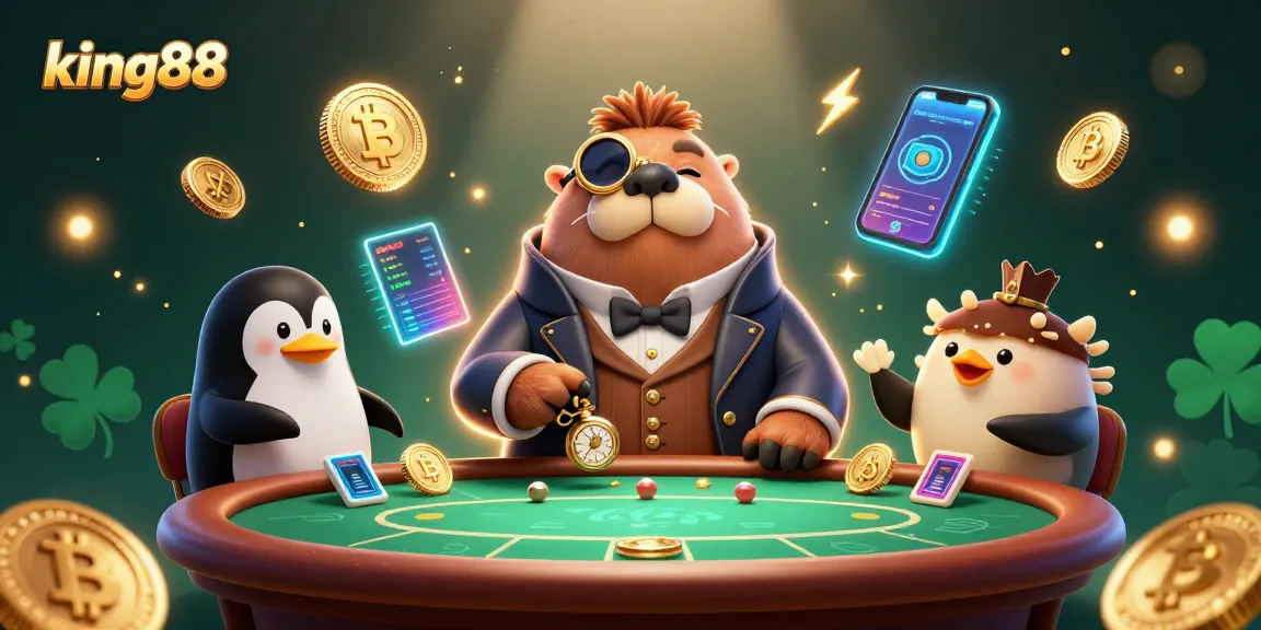 Experience strategy and fun with king88 at an exciting underwater poker game.