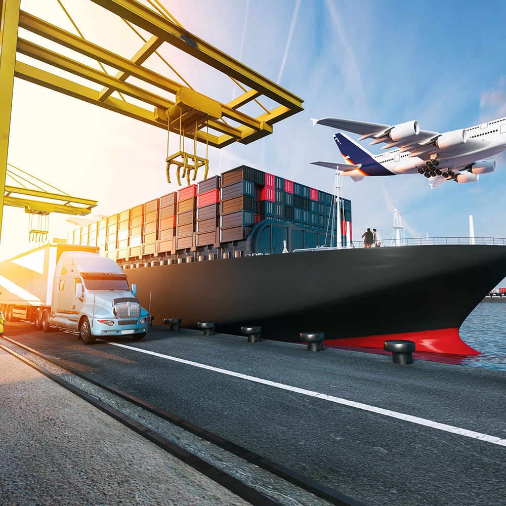 Humanitäre Hilfe effizient organisiert mit Hilfsgütertransport