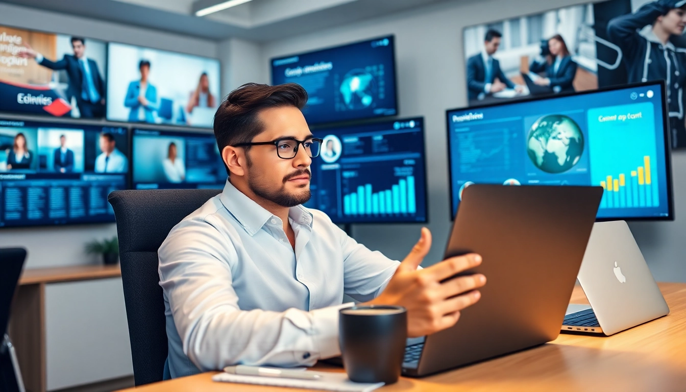 Headhunter Schweiz analysiert Kandidatenprofile in einem modernen Büro.