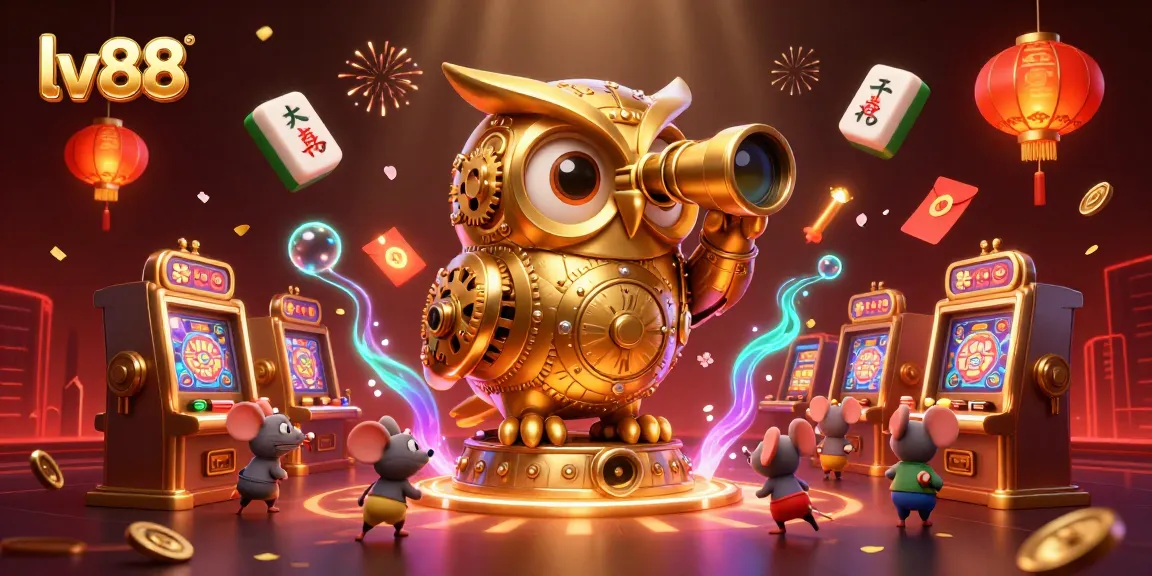 Experience the thrill of lv88 with a vibrant casino atmosphere featuring unique characters and dynamic elements.
