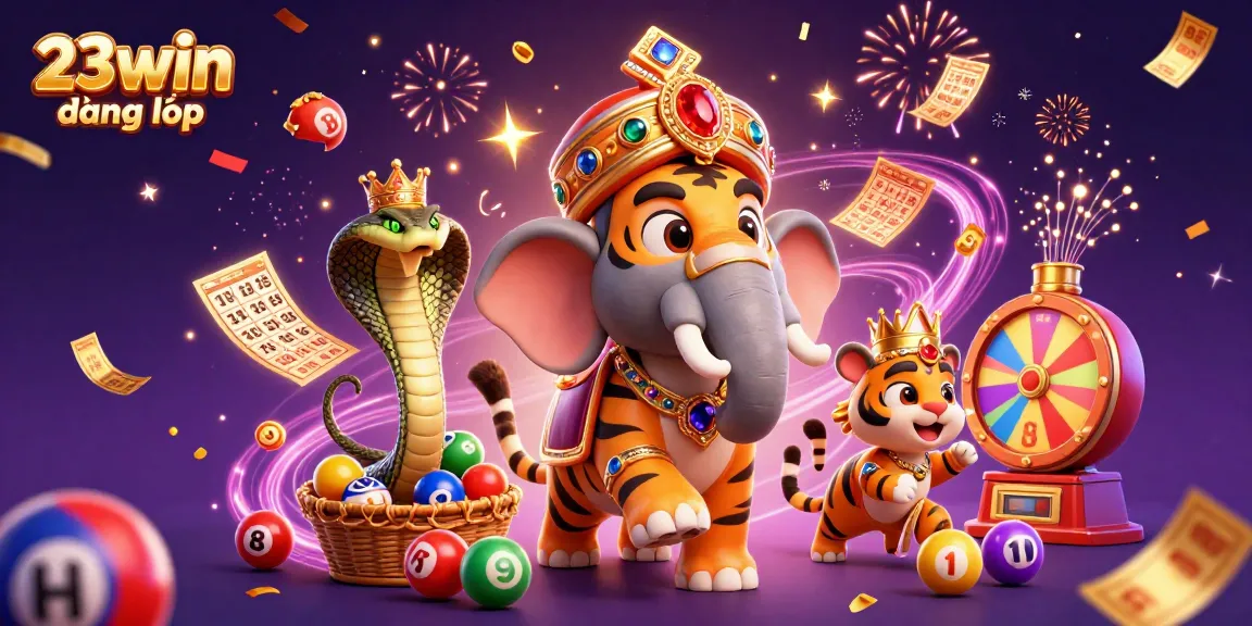 Engage with 23win đăng nhập at this vibrant 3D casino scene filled with exciting game elements