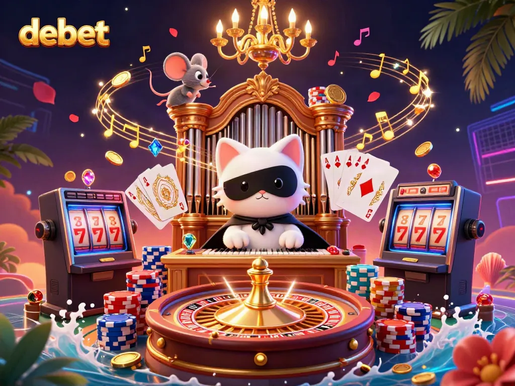 Experience thrilling games at debet casino, featuring vibrant characters and dynamic action.