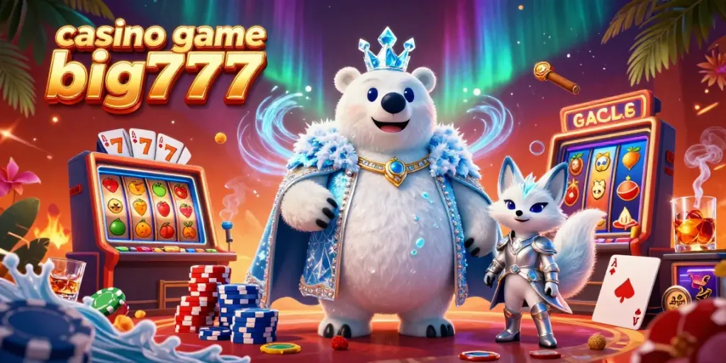 Spin exciting slot reels and chase big wins with casino game big777 featuring vibrant characters in a dazzling atmosphere.