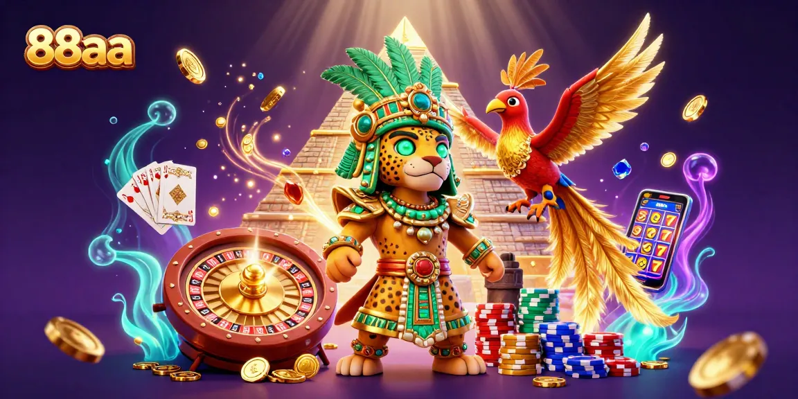 Experience thrilling gameplay at 88aa with vibrant characters and dynamic casino elements.