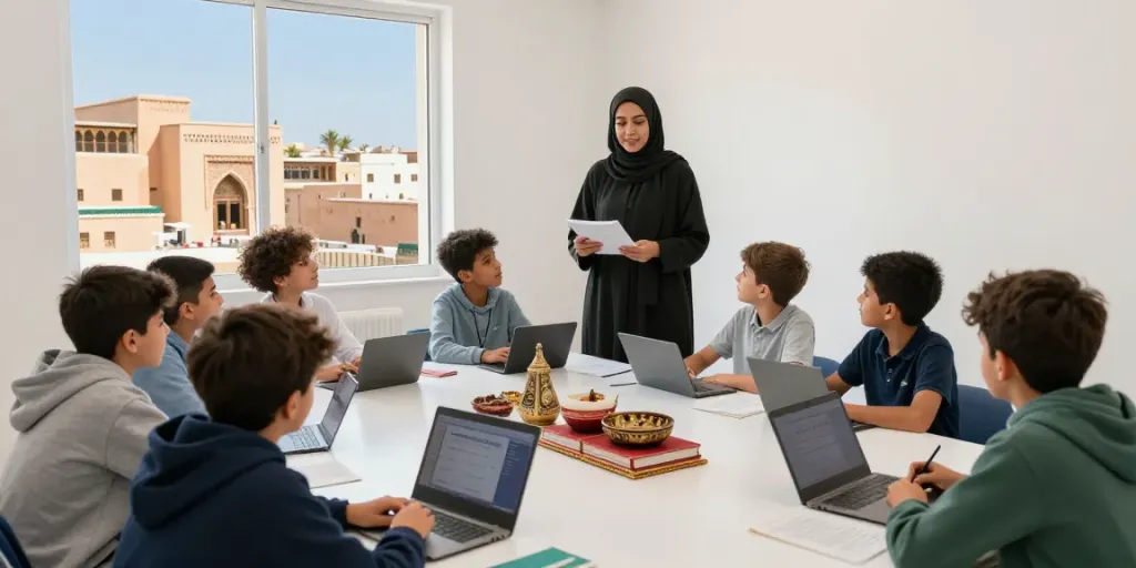 Arabisch lernen in Marokko - effektive Sprachvermittlung mit muttersprachlichen Lehrern und innovativen Methoden.